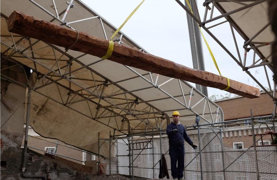 Sostituzione della struttura lignea della copertura